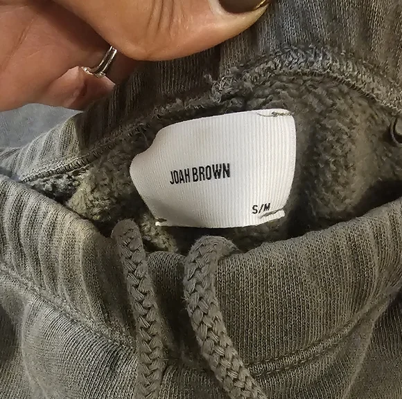 Joah Brown 3-Piece Set S/M Washed Sage French Terry Retail $450+ - Picture 15 of 16